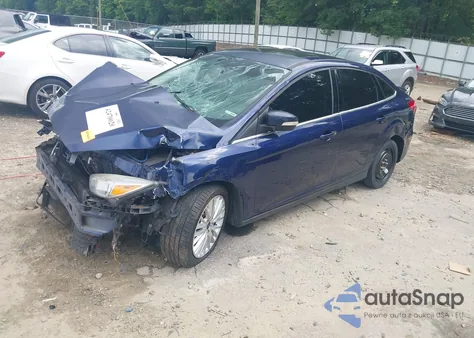 2017 Ford Focus Titanium из США, поврежденный, VIN 1FADP3J28HL257244